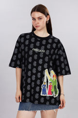 Heritage Village Oversized Black T-shirt