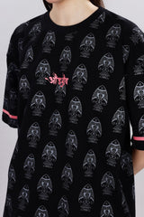 Panghat Oversized Black T-shirt