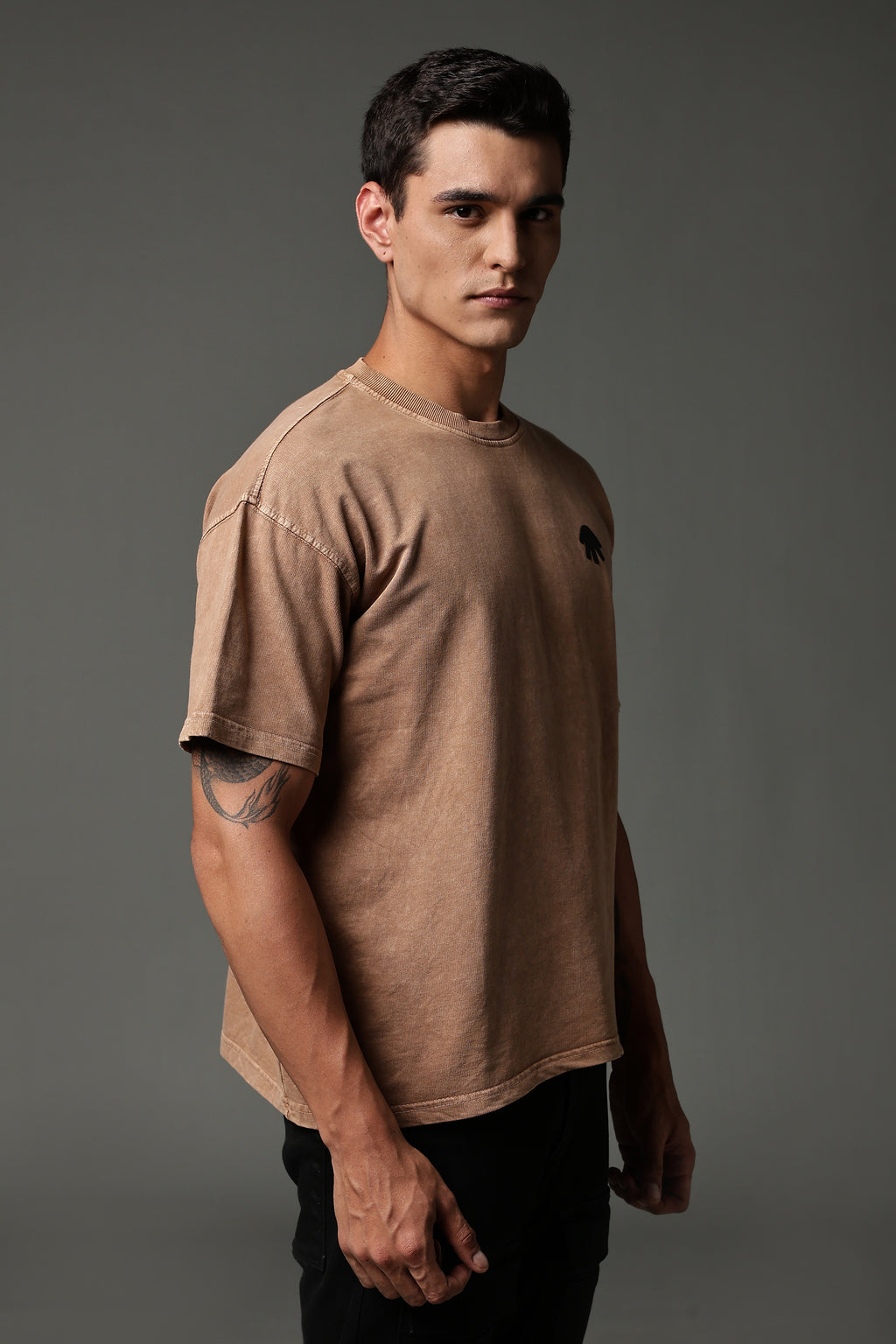 Dust form acid wash Tee