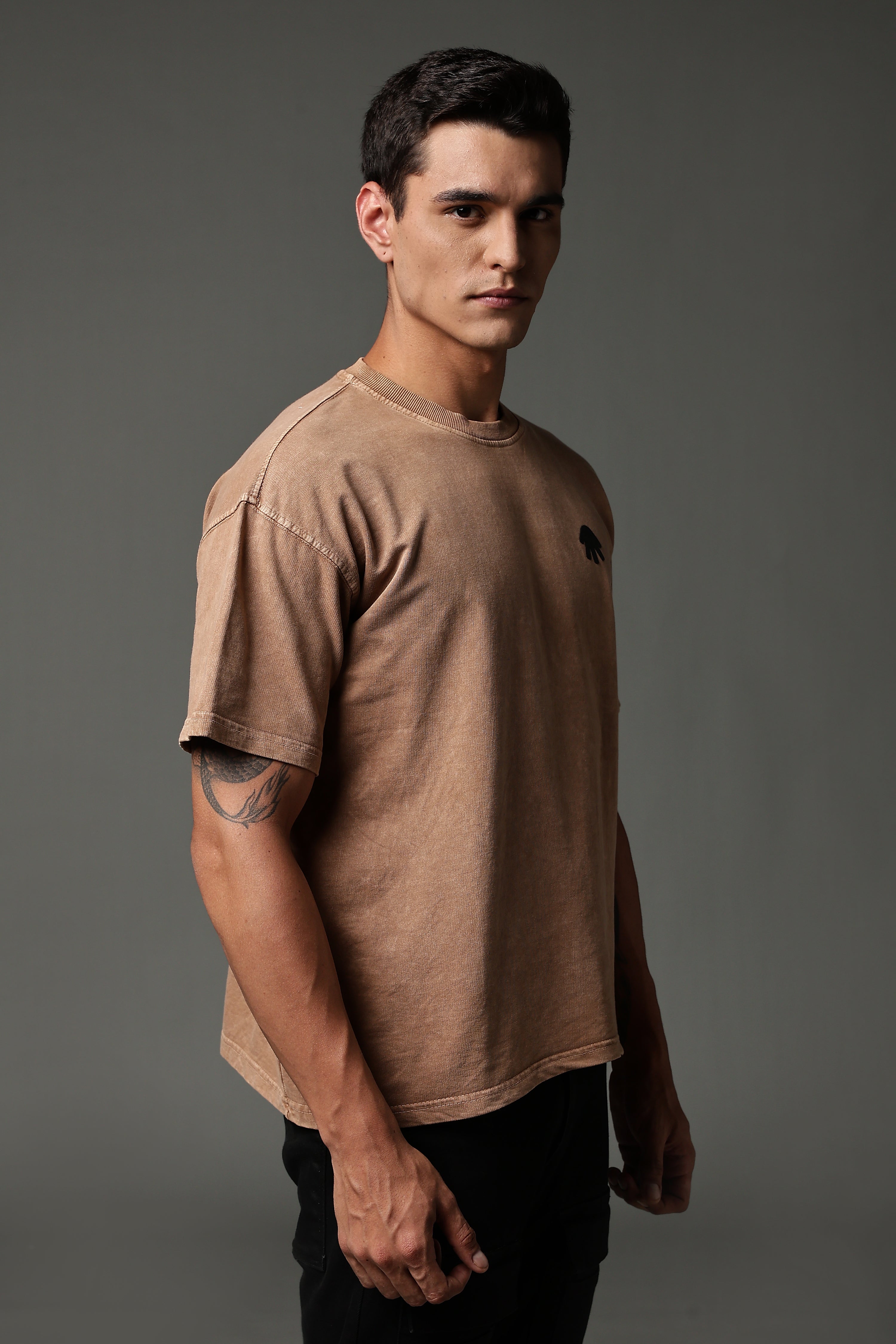 Dust form acid wash Tee