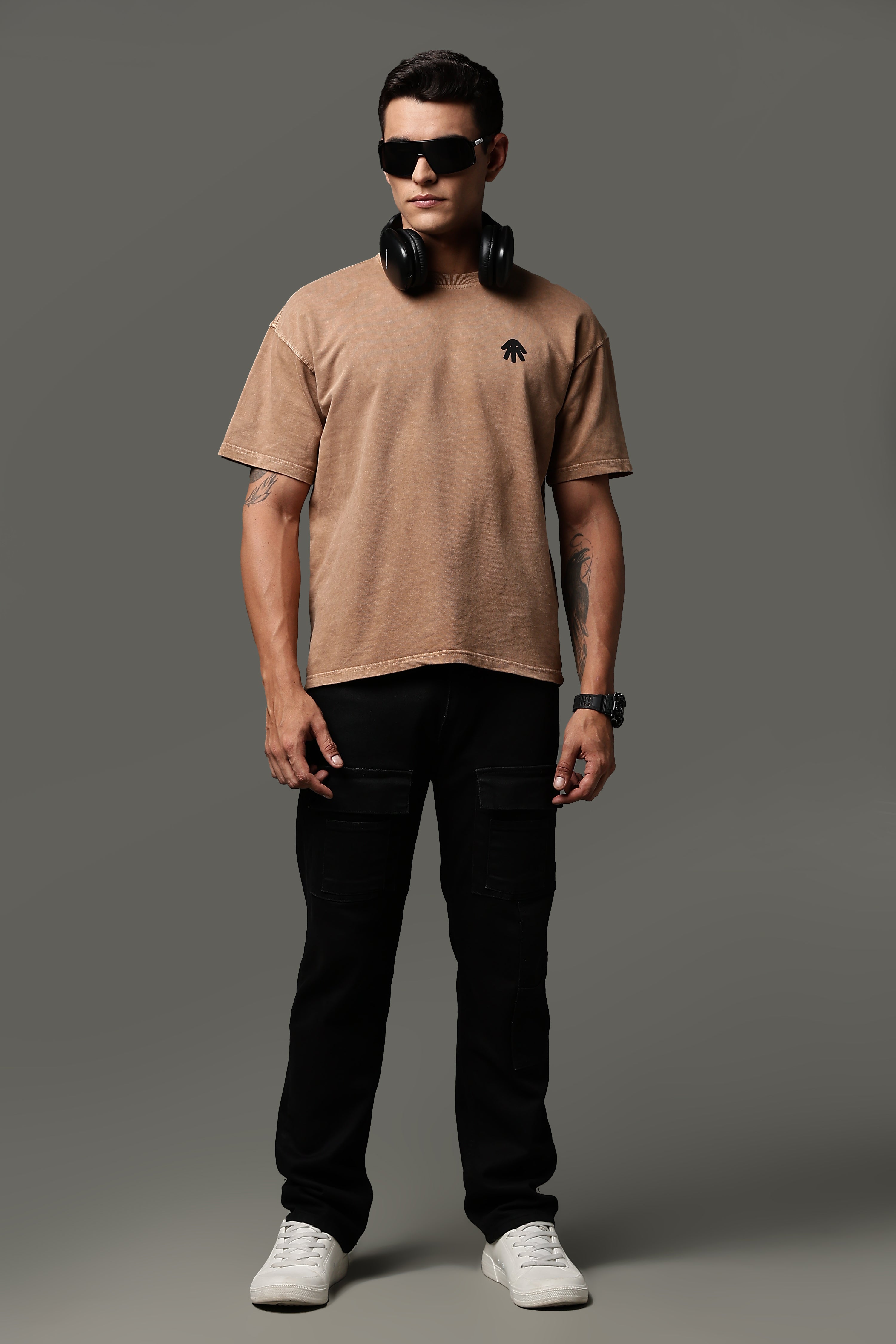 Dust form acid wash Tee