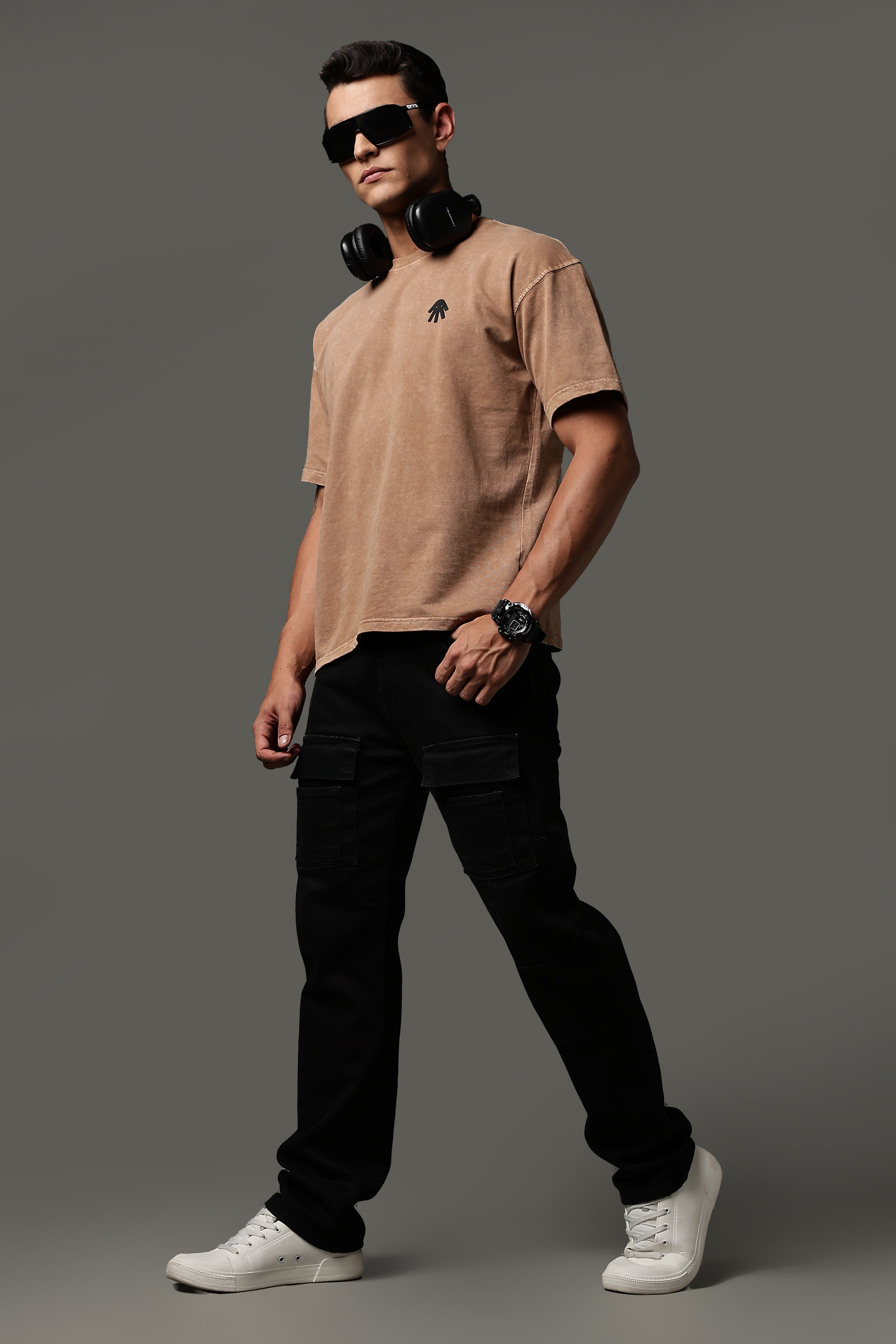 Dust form acid wash Tee