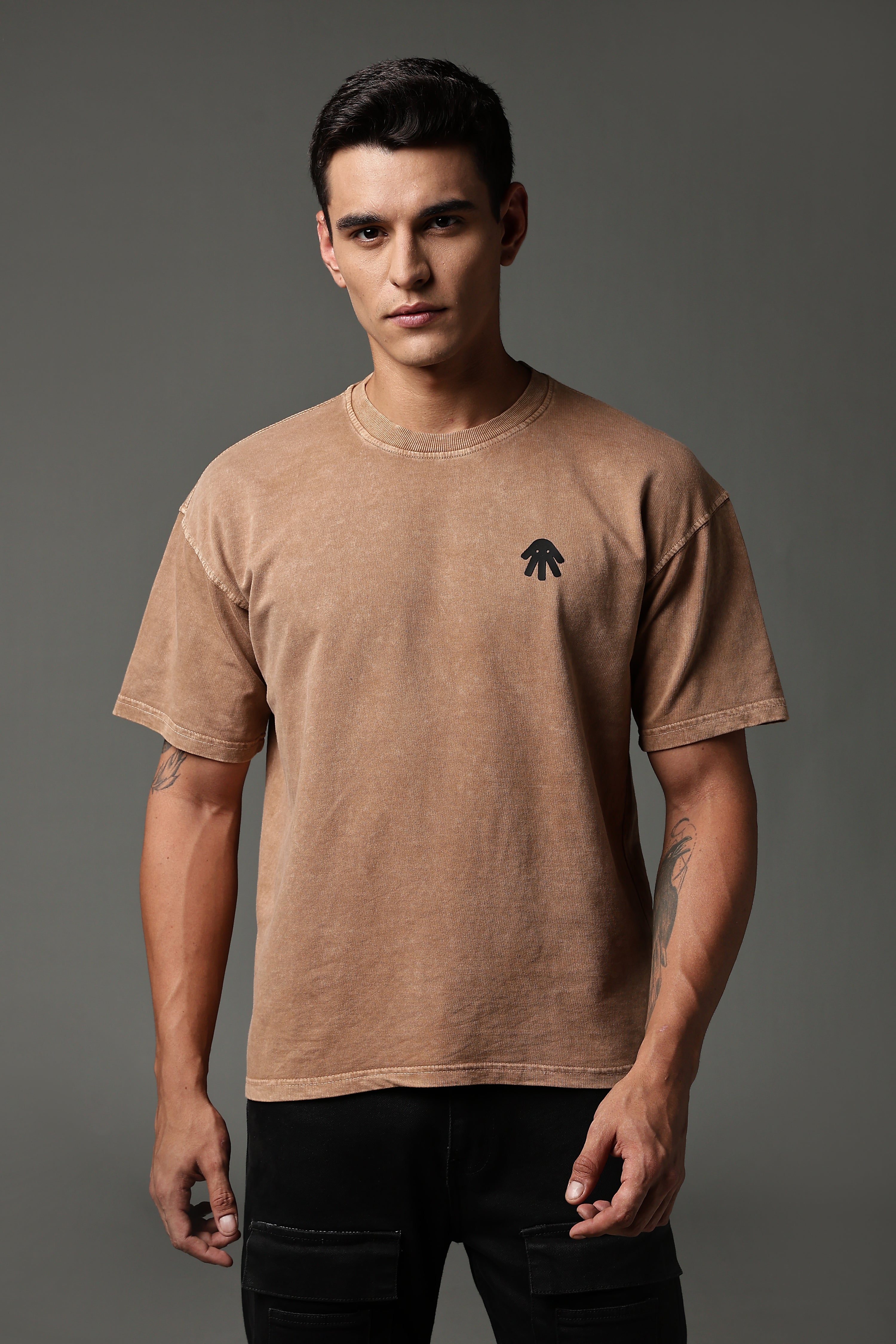 Dust form acid wash Tee