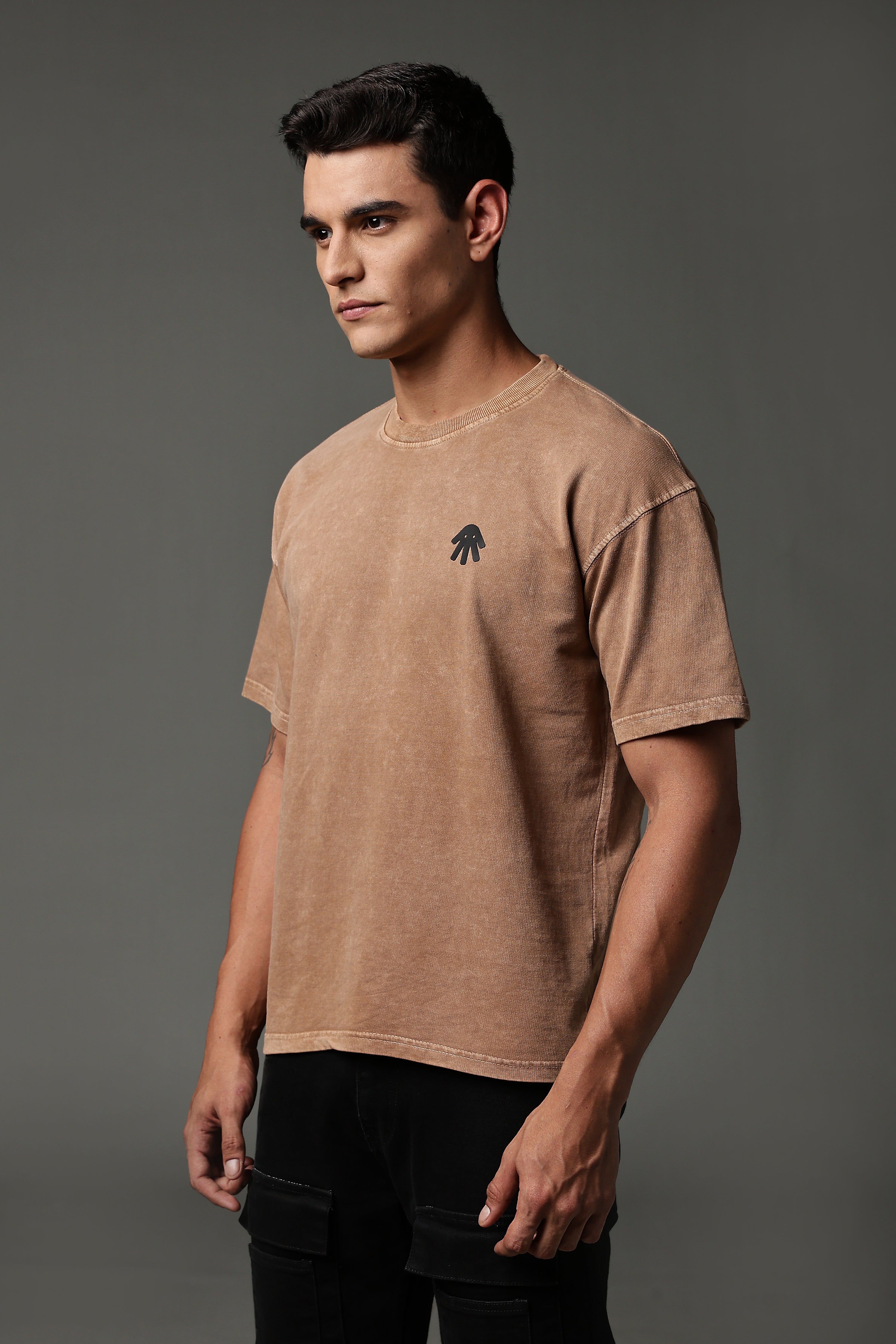 Dust form acid wash Tee