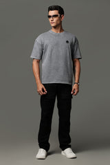 Graphite Drop acid wash tee