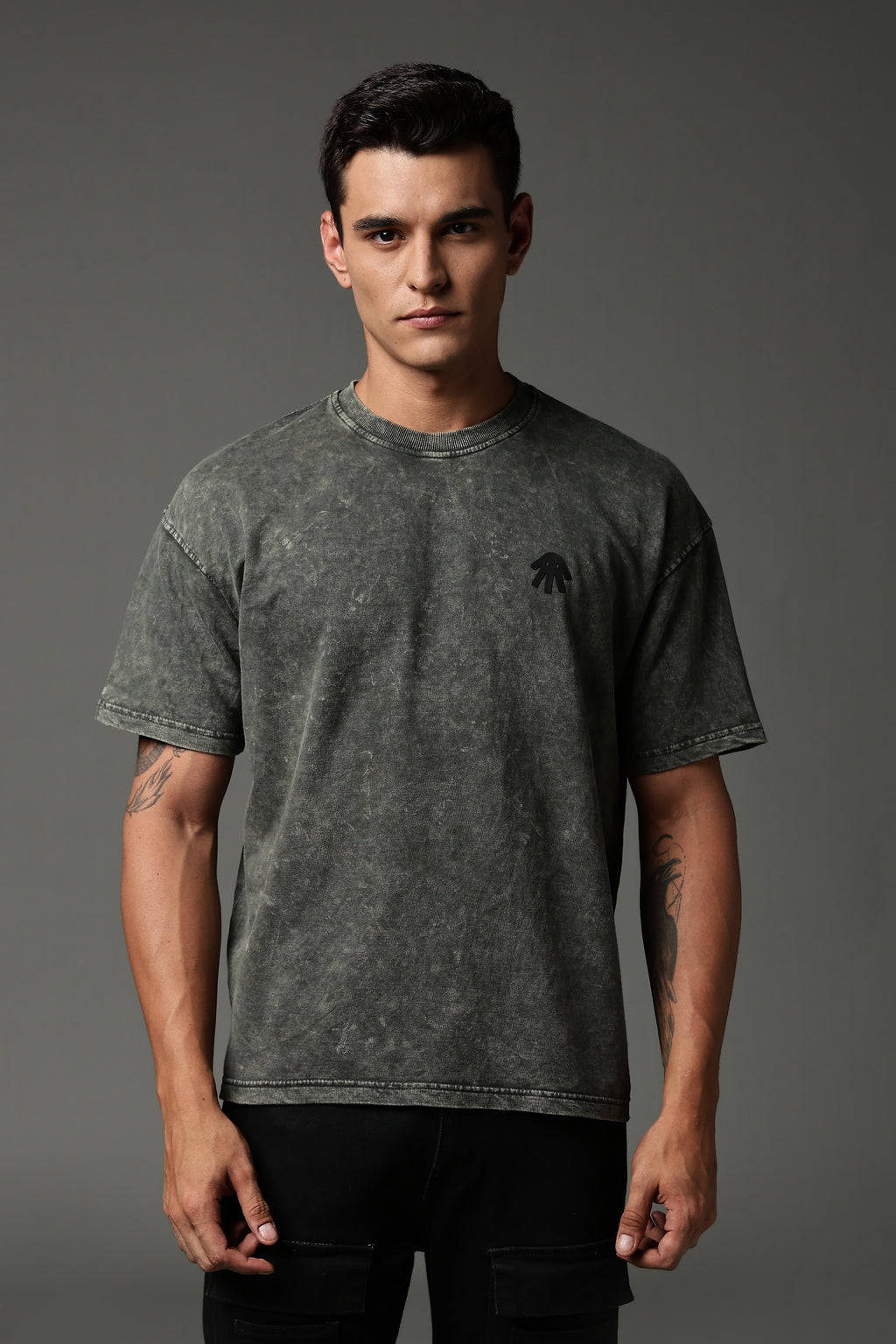 Shadow Stitch acid wash tee