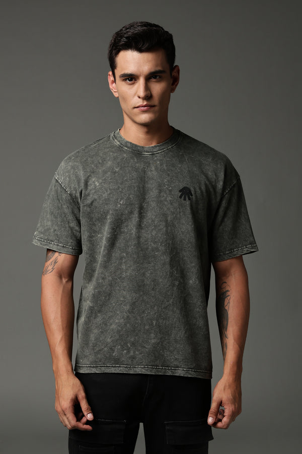 Shadow Stitch acid wash tee