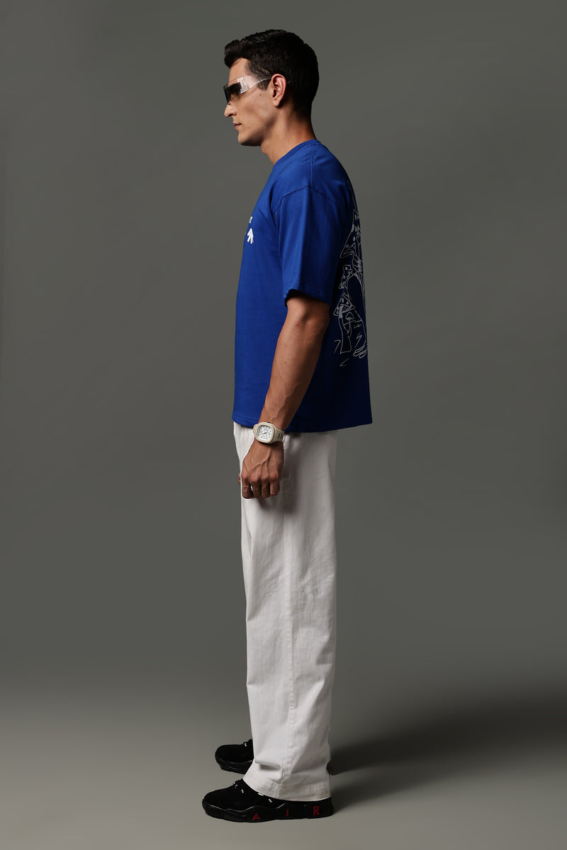 Fading Blue Oversized T-shirt