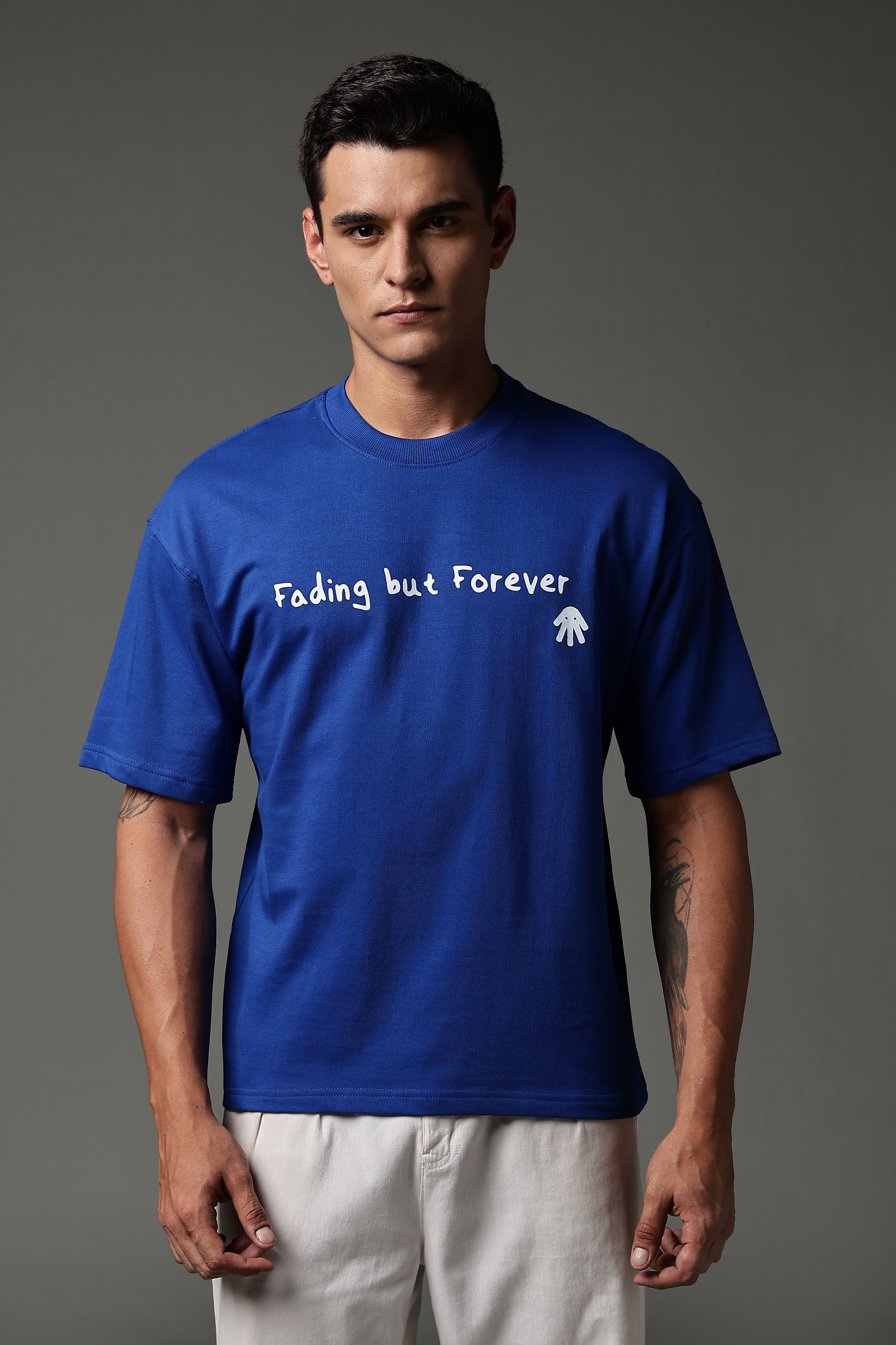 Fading Blue Oversized T-shirt