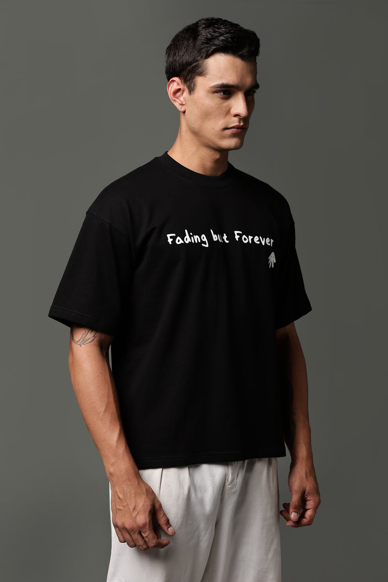 Fading Black Oversized T-shirt