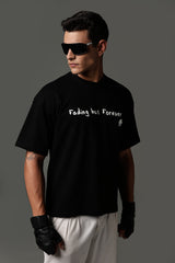 Fading Black Oversized T-shirt