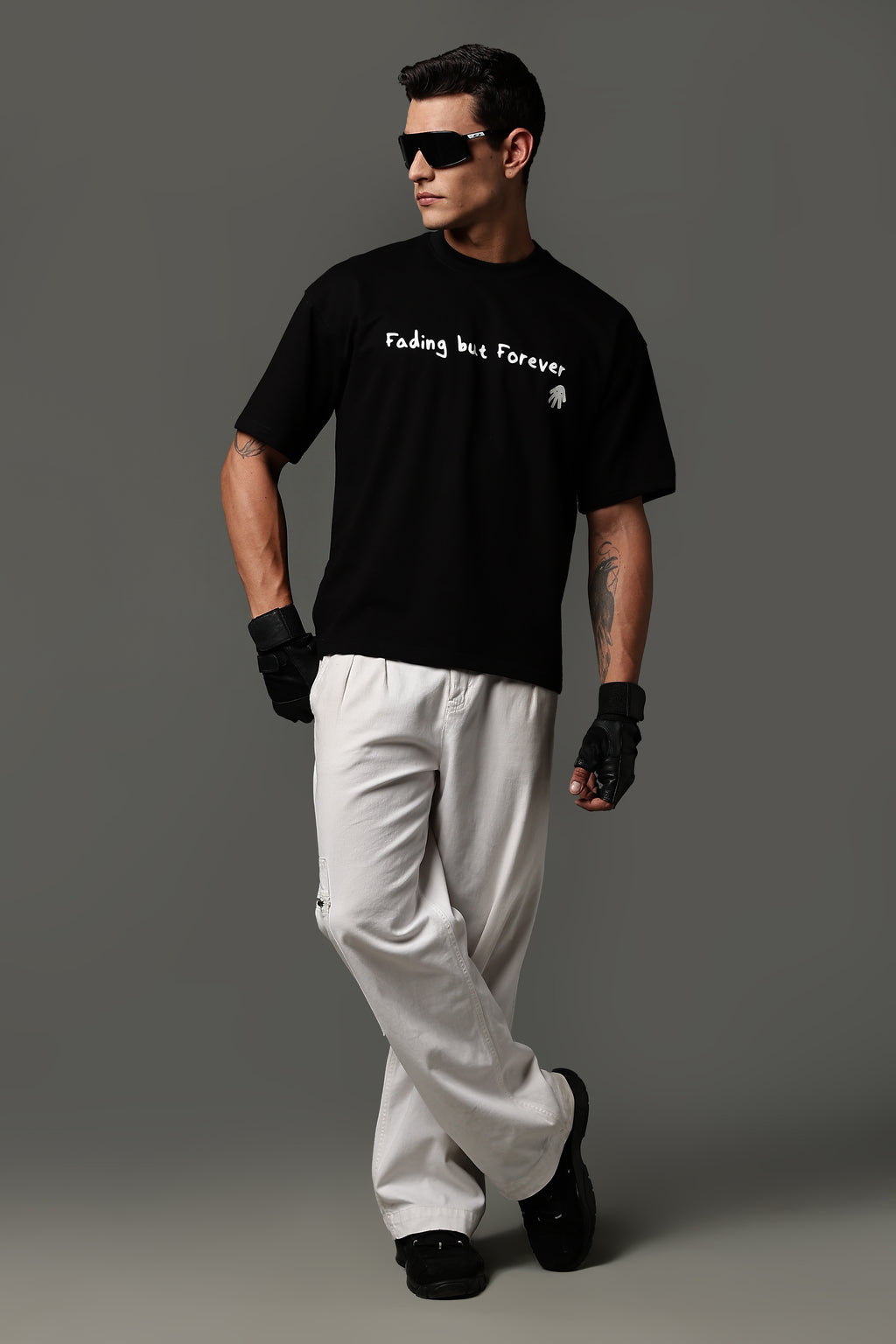 Fading Black Oversized T-shirt