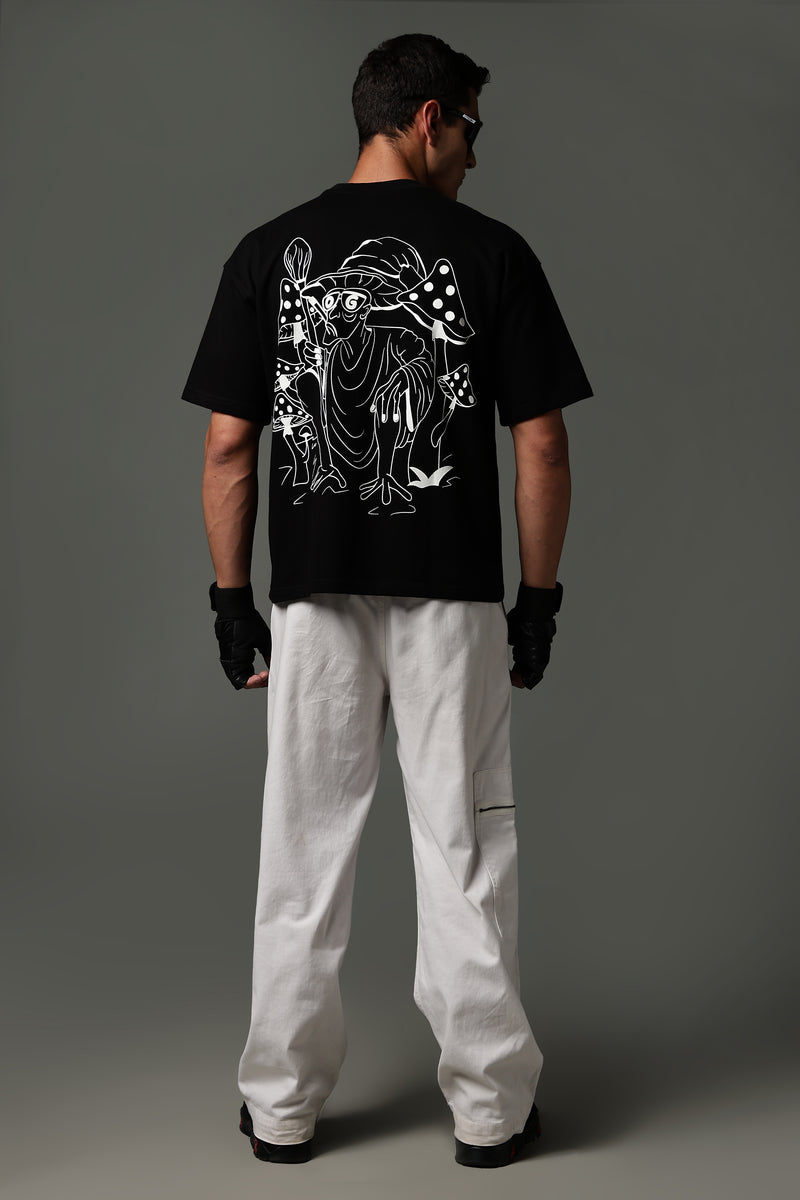 Fading Black Oversized T-shirt