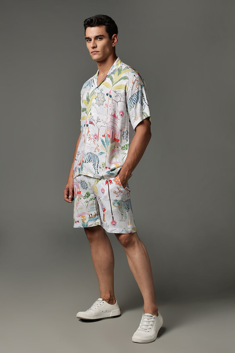 Tropical Mosaic Co-ord Set