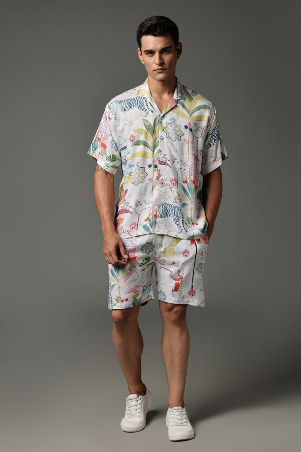 Tropical Mosaic Co-ord Set