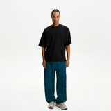 Forest Green Straight Fit Sweatpants