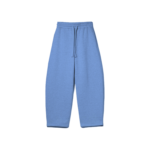 Aqua Blue Straight Fit Sweatpants