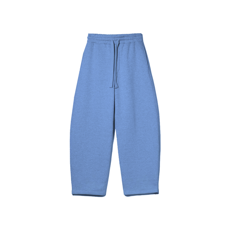 Aqua Blue Straight Fit Sweatpants