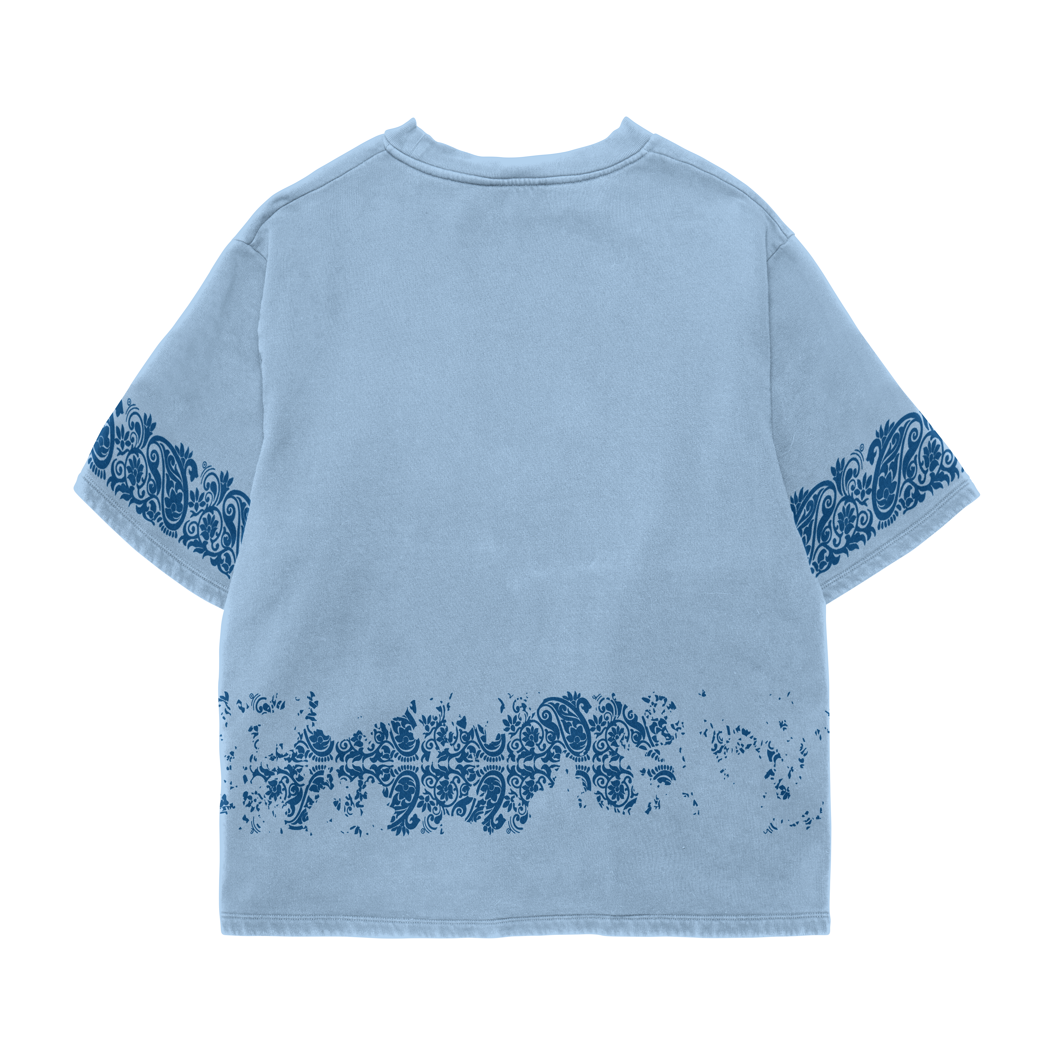 Regal Rise Blue Oversized T-Shirt