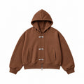 Frost Clasp Hoodie Brown