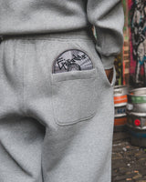 Record Baggy Black Sweatpants