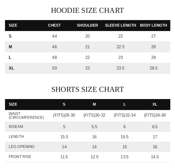Pink Mesh Co-Ord Set Size Chart