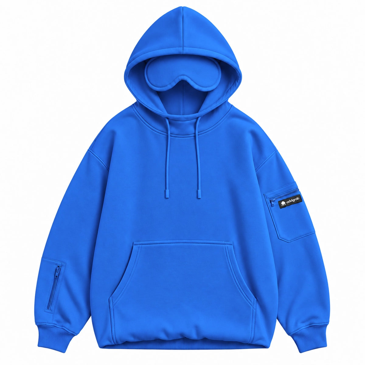 Electric Blue Eye Mask Hoodie