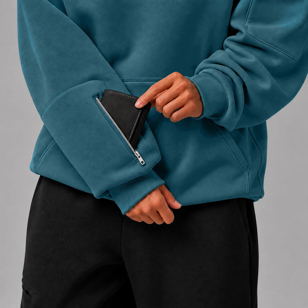Teal Eye Mask Hoodie