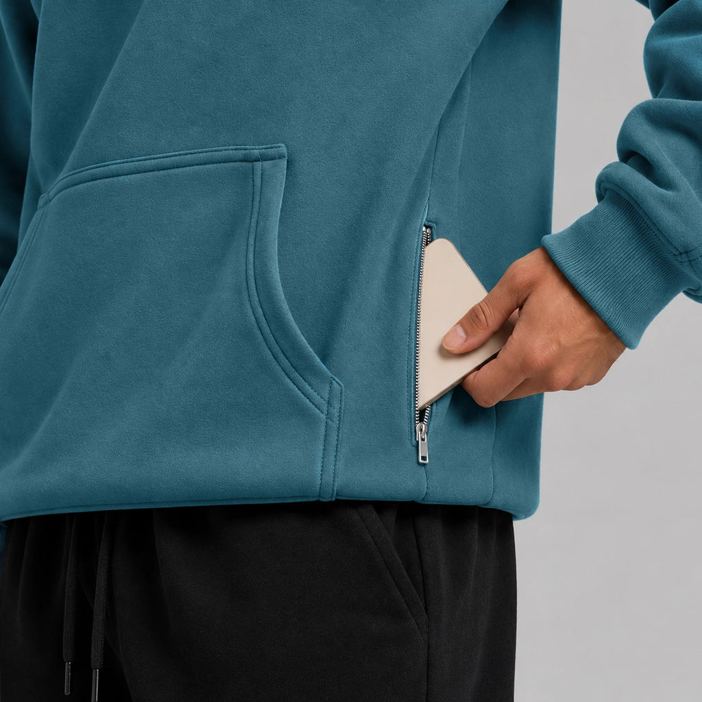 Teal Eye Mask Hoodie