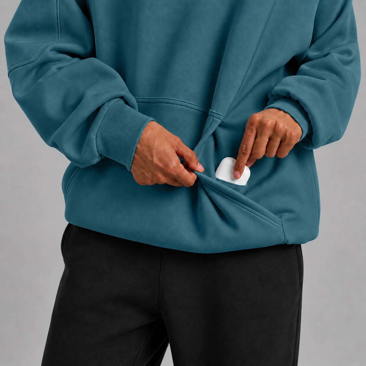 Teal Eye Mask Hoodie