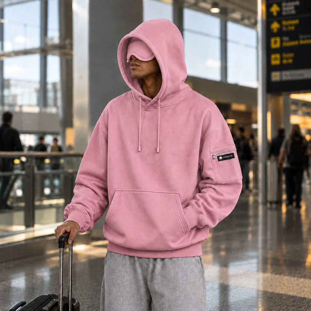Pink Eye Mask Hoodie