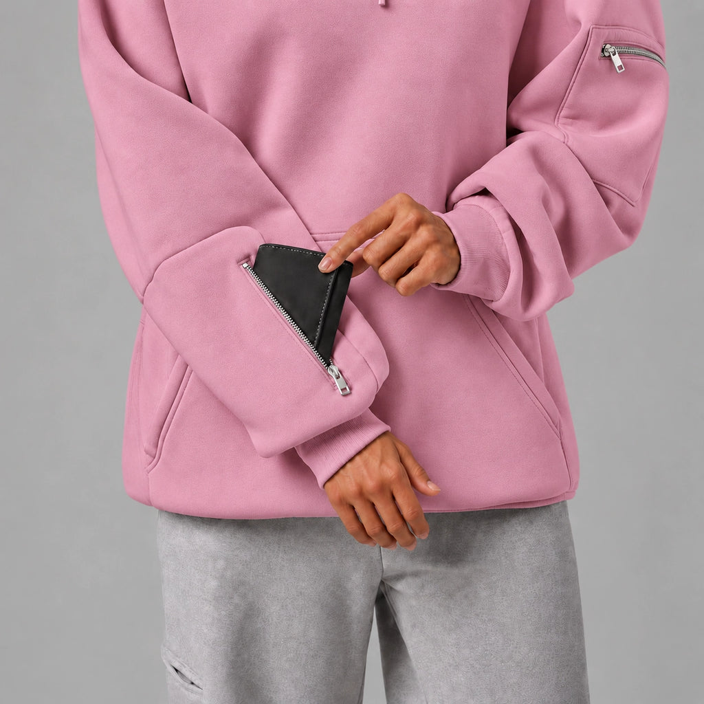 Pink Eye Mask Hoodie