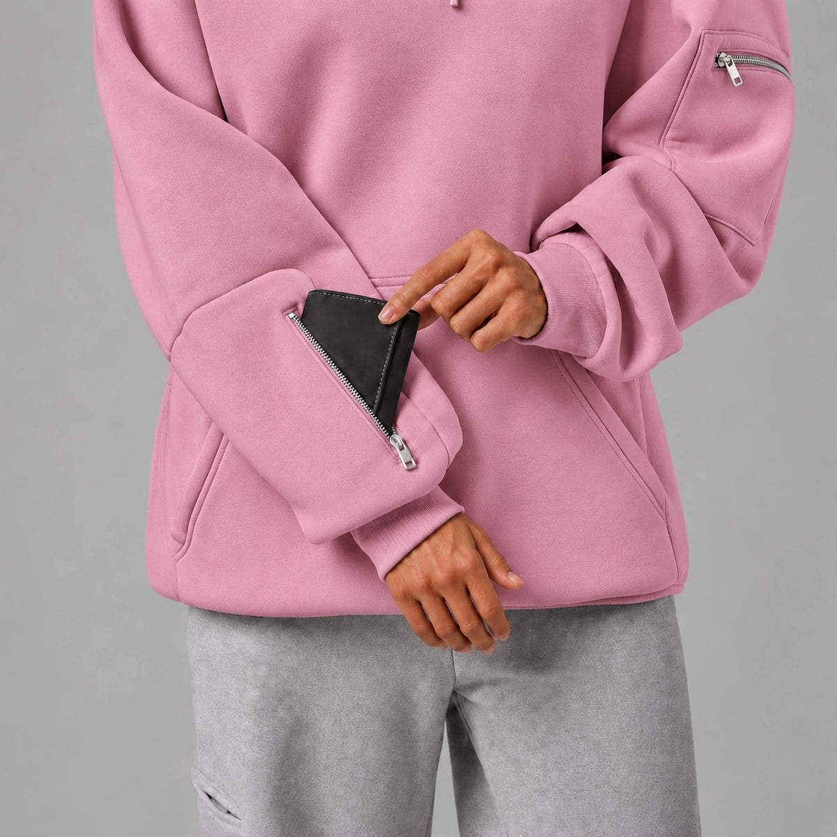 Pink Eye Mask Hoodie