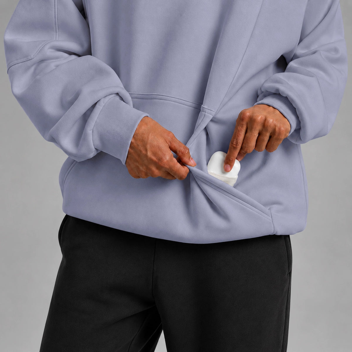 Dark Grey Eye Mask Hoodie
