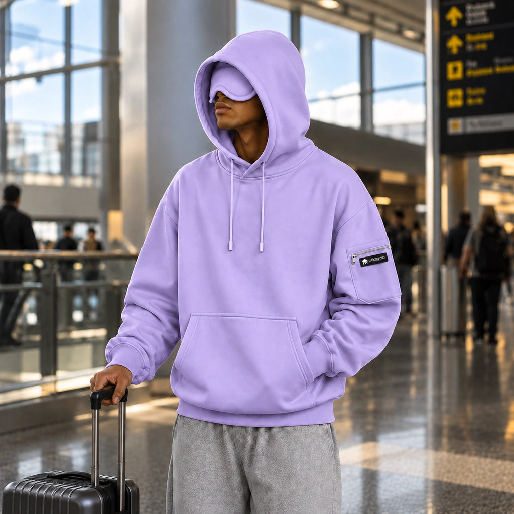 Purple Eye Mask Hoodie