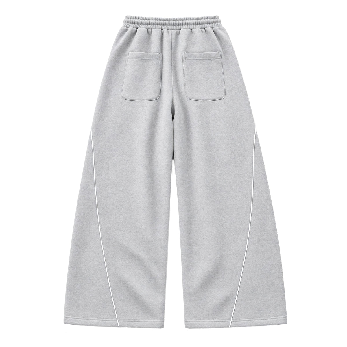 Phantom Wide-Leg Grey Sweatpants